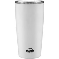 Mimo Matt White Travel Mug - White