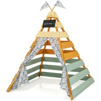 Outdoor Playhouse Tent Kids Teepee Tent - Yellow