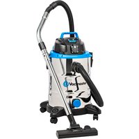 Vacmaster 30L Wet Dry Cleaner With Power Take Off - Silver