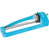 15 Hole Oscillating Hose Pipe Water Sprinkler Spray Garden Lawn Grass Flowers - Blue