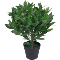 Leaf Design UK Artificial Realistic Bay Laurel Topiary Ball Tree - Green / 30cm / 50cm