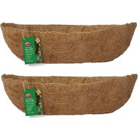 Wall Trough Coco Liner For 24 Inch Trough - Brown / 2