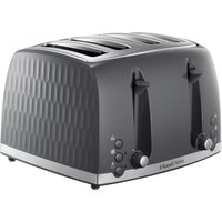 4 Slice Honeycomb Toaster Grey - Grey