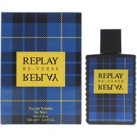 Replay, Replay Signature Reverse For Man Eau de Toilette 100ml - Blue Replay, Replay Signature Reverse For Man Eau de Toilette 100ml - Blue