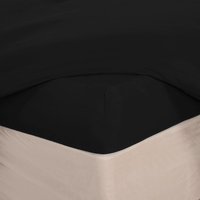 Plain Fitted Bed Sheet - Graphite / Single / Polyester
