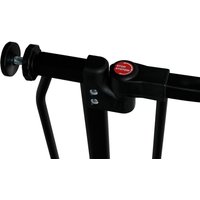 Extra Tall Curved Top Safety Gate - Matt Black / 80cm - 89cm