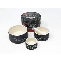 Wildly Entertaining Chalkboard Dipping Bowls - Black