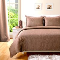 Duvet Cover Sets Paisley Printed - Brown / Superking