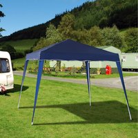 Outsunny 2.4m x 2.4m Pop up Garden Tent - Blue