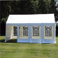 6 x 8m Original Heavy Duty Marquee P.E. - White