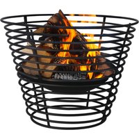 Fire Pit Basket - Black