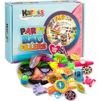 100 Pcs Assorted Party Bag Toys Kids Lucky Dip Gift Prizes - Multicolour