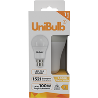 UniBulb LED GLS B22 1521lm 2700K Light Bulb - Warm White