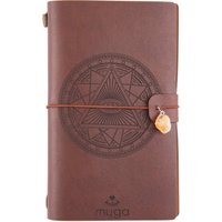 Crystal Notebooks - Tarot Eye Pattern (Red Brown) / 12cm