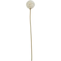 Set of 3 Artificial Allium Stems - White