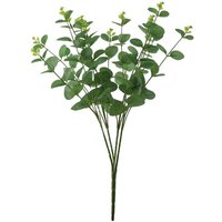 Artificial Green Eucalyptus Bush 46cm - Green