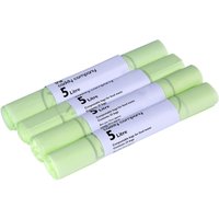 Caddy Company 5 Litre Compostable Food Waste Bin Bags - Green / 4