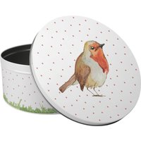 Robins Large Cake Tin - Multicoloured