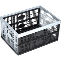 Fold Flat Storage Crate - Black