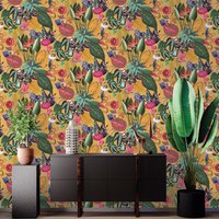 Holden Wonderland Wallpaper - Ochre