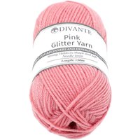 Divante Glitter Yarn - Pink