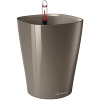 Deltini And Mini Deltini Round Indoor Self-Watering Planter - Shiny taupe / 0.4l