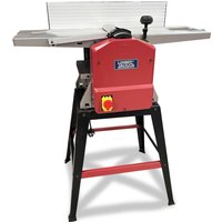 Lumberjack 254mm Professional Planer Thicknesser With Leg Stand - Red