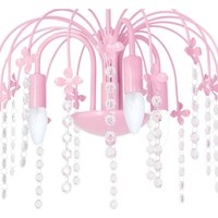 Milagro Chandelier Laura 3XE14 Pink - Pink