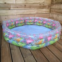 Three Ring Paddling Play Pool - Multicolour