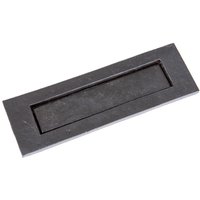 Rustic Letter Plate Black - Black