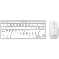 Celly Wireless Mouse and Keyboard - White
