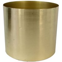 Leaf Modern Metal Planter - Gold