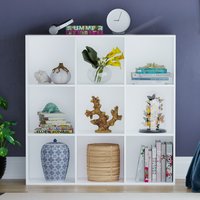 Durham 9 Cube Storage Unit - White