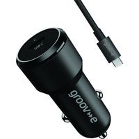 USB-C Car Charger 30W with USB-C Cable 1M - Black