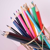 20 Full Size Colour Pencils - Multi