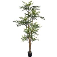 Fire Retardant Artificial Tree - 165cm Nandina Fire Resist / 165cm / 90cm