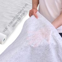 Non Woven Geotextile Membrane for Soakaways,Drainage - Artificial Grass Underlay - White / 5m