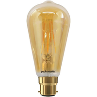 7W LED Filament,ST64, B22, 725lm, Dim, 2200K - Extra Warm White / 1