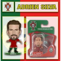 SoccerStarz Portugal Adrien Silva - Home Kit 5cm Figure - Red