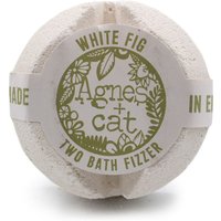Agnes Fig Cat Bath Fizzer Relaxing Handmade UK Soak - White