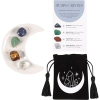 Set of 4 Healing Crystals With Trinket Dish - Success Healing