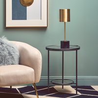 Xania Two Tier Side Table - Black
