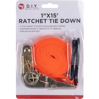 1" x 15' Ratchet Tie Down