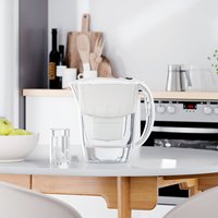 AQUAPHOR Amethyst Jug with 3 Maxfor plus Filters - White
