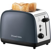 2 Slice Lift Look Toaster Grey - Grey