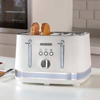 Morphy Richards Illumination 4-Slice Toaster - White