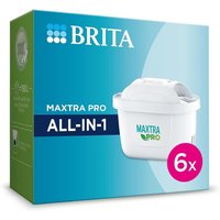 Brita MAXTRA PRO All-in-1 Water Filter Cartridge 6 pack - White
