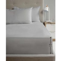 Percale Pillowcase Pair - Grey
