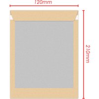 Pack of 20 A4 Self-Seal Do Not Bend Envelope - Yellow