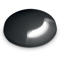 Way Outdoor 1 Directional Recessed Floor Decking Light - Black
